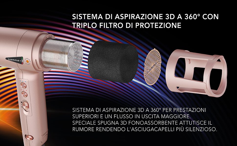 gamma+ phon asciugacapelli x-horizon