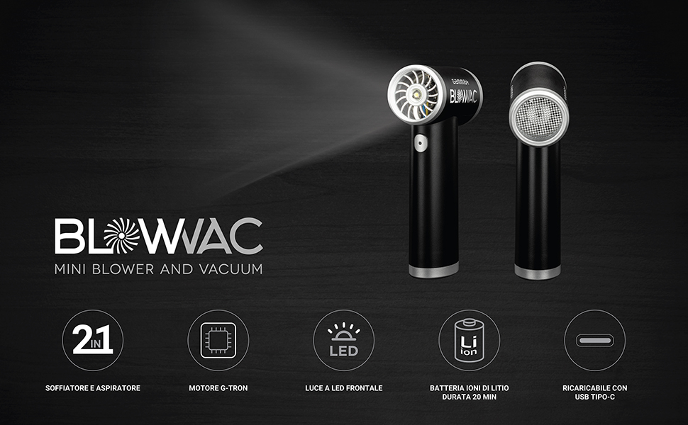 gamma+ aspiratore aspirapolvere soffiatore