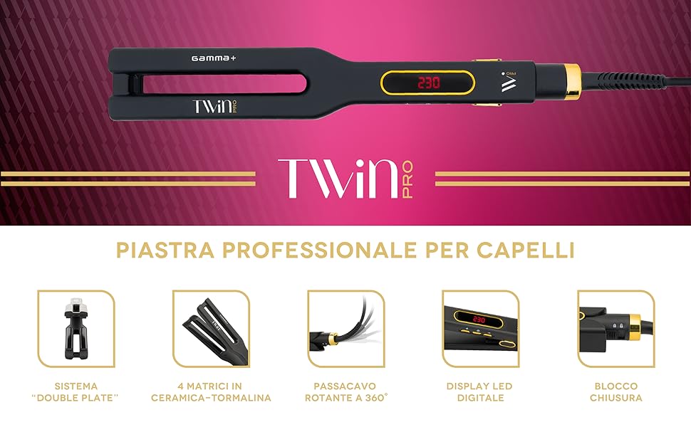 piastra capelli professionale lisci ricci ondulati styling