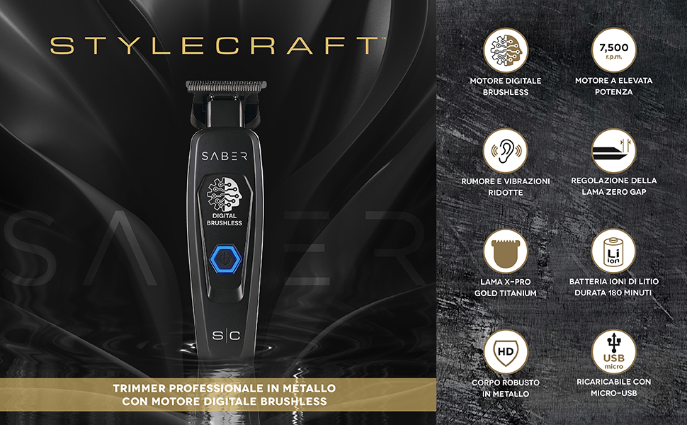 tagliacapelli trimmer clipper gamma+ gammapiù