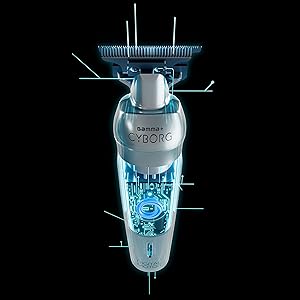 gamma+ tagliacapelli regolabarba trimmer cyborg