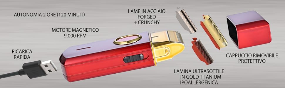 rasoio tagliacapelli barba capelli