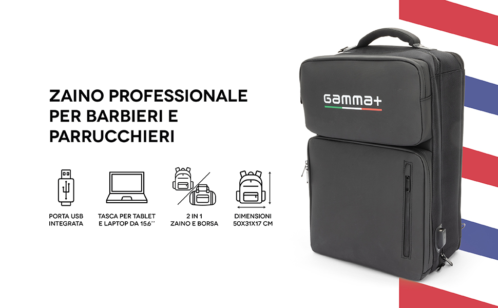 zaino barber parrucchiere borsa 