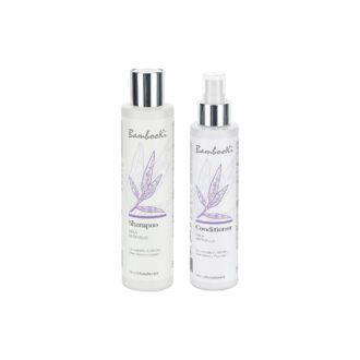 Bambookì Kit Antigiallo Maschera + Shampoo Viola No Yellow Professionale per Capelli Biondi e Grigi