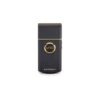 Gamma+ UNO mini Shaver | Rasoio Elettrico barba Lamina ultrafine 38 mm in Gold Titanium